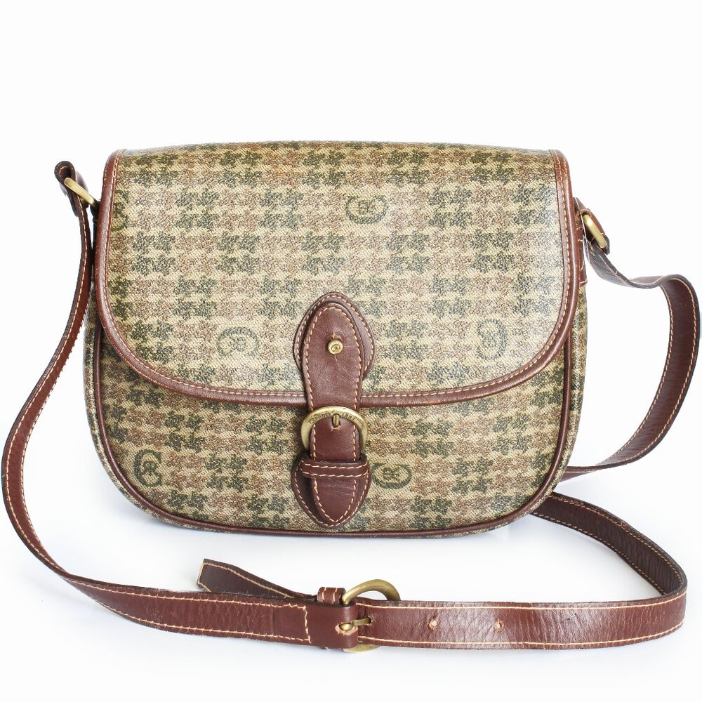 Cerruti 1881 Bag Crossbody Shoulder Canvas Leather Logo Vintage NWOT